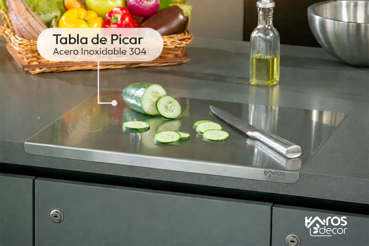 Tabla Premium de Acero Inoxidable 304