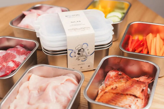 Recipientes Herméticos de Acero 304 (Set x3)